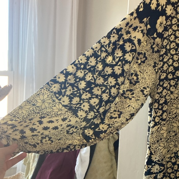 Maison Hotel Maxi Dress - Navy and Cream - Picture 4 of 9